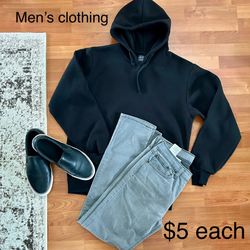 Men’s Clothing Just Five Dollars Each!