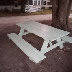 Solid Wood Picnic Table
