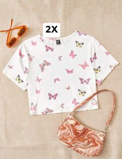 New women's crop top size 2X