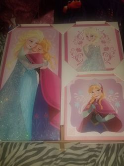 Frozen wall decor