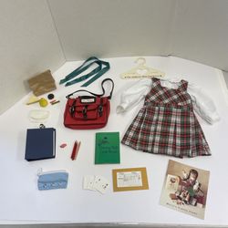 Vtg Pleasant Company American Girl Molly School Story Outfit Accessory SET Lot