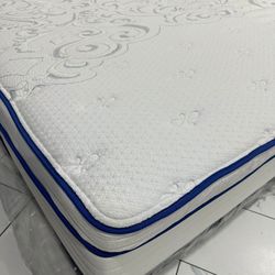 King Sizes Mattress And Box Spring Pillowtop 