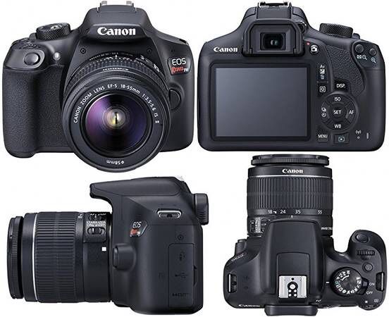 Canon EOS Rebel T6 Digital SLR Camera Kit (Refurbished)