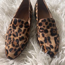 Madewell Leopard Print Calf Hair Women’s Loafers