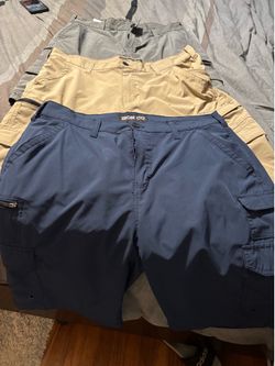 Mens Size 34 casual dress shorts lot
