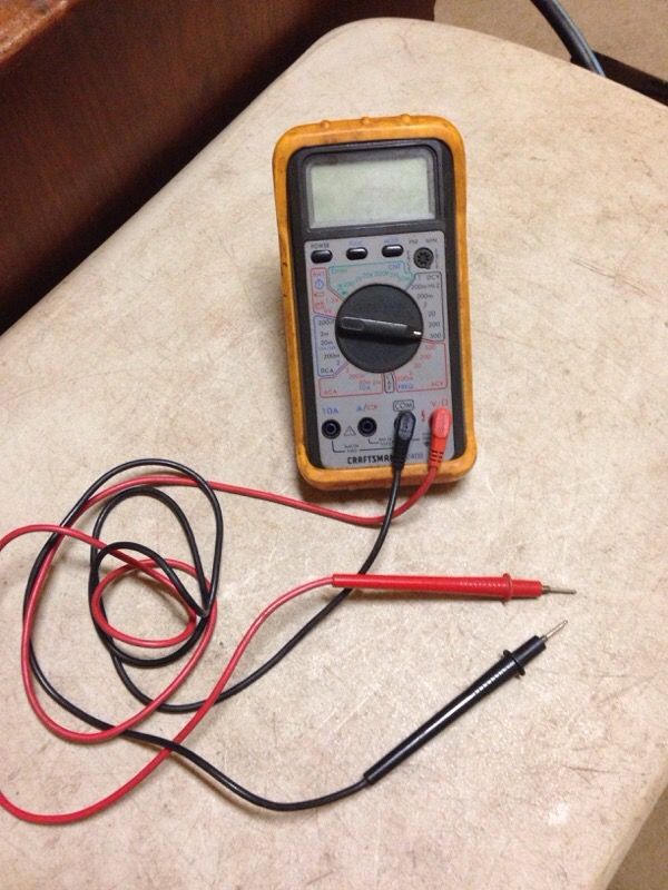 Sears-craftsman 82408 3-1/2" dig LCD test multimeter
