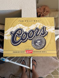 Coors Banquet Sign