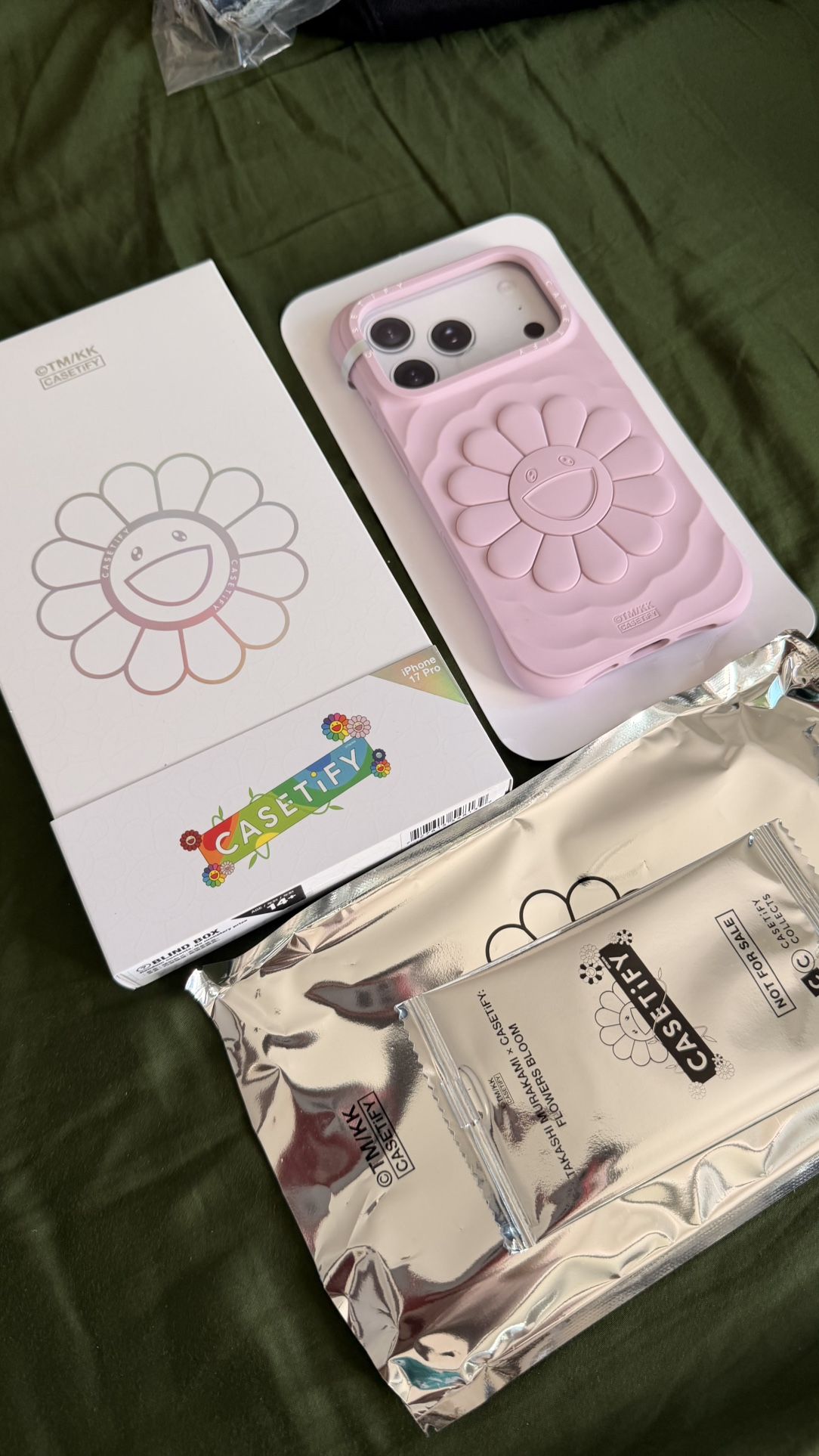Pink Casetify Murakami iPhone 17 Pro Flower Case