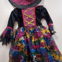 Halloween Witch Costume (Medium 5-6)
