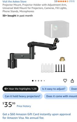 NEW Projector Mount with Adjustment Arm