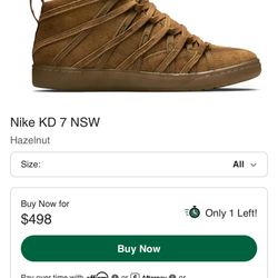 Nike KD 7 NSW Lifestyle Premium QS Brown