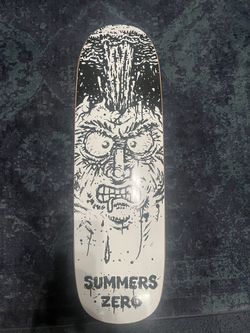Zero Skateboard Deck Summers Meltdown Shaped 9.25" x 31.9"