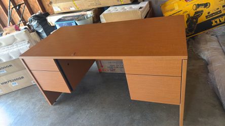 Wood desk