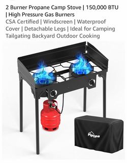 Propane 2 burner stove