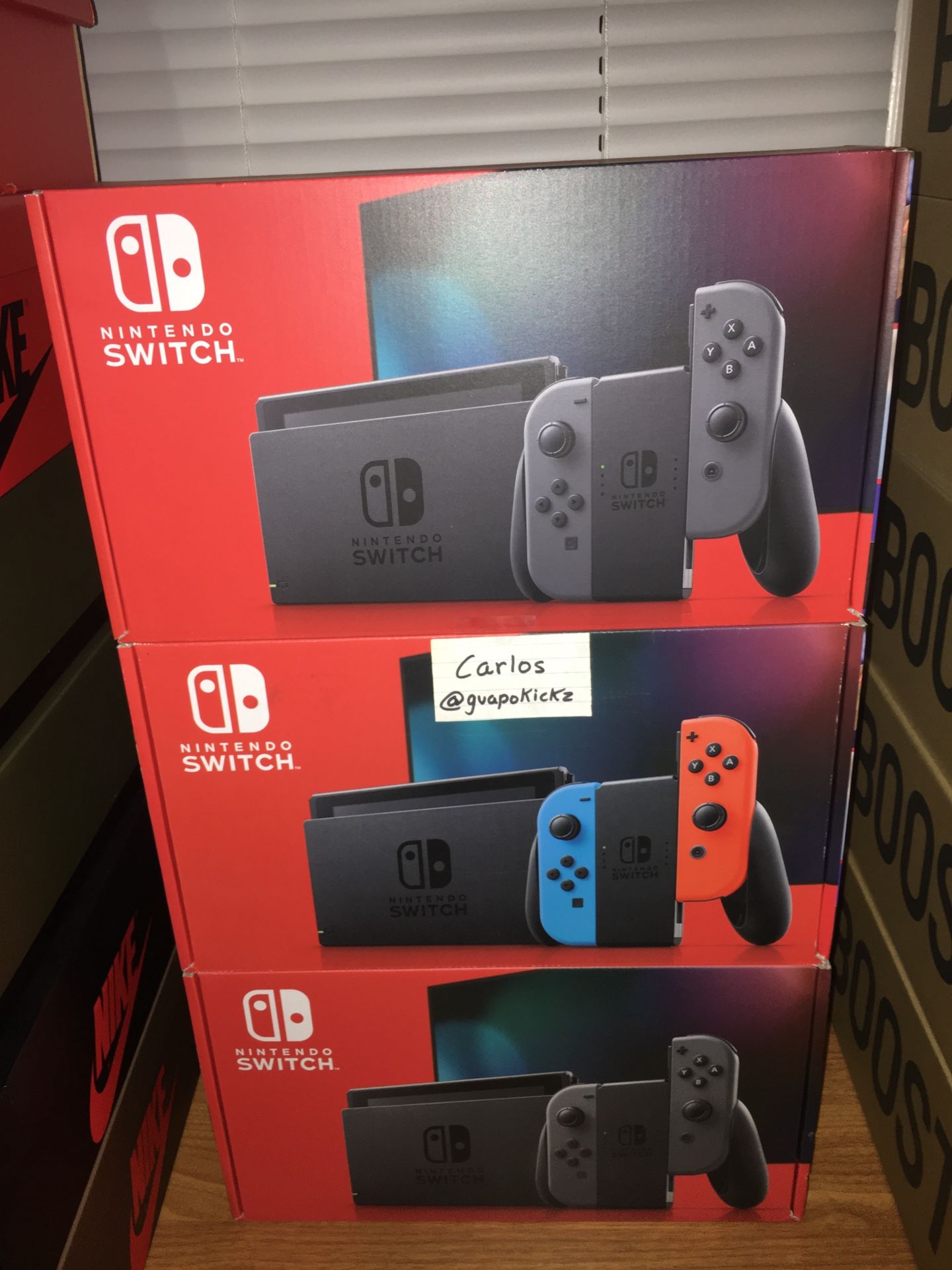 BRAND NEW Nintendo Switch Neon and Gray (V2)