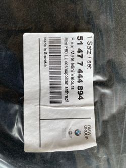 BMW Mini floor Mats