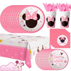 113pcs Minnie Mouse Party Supplies