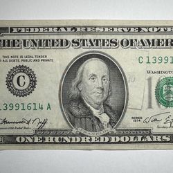 OLD $100 Bill / coin collecting 
