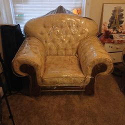 Antique Semi New Chair And Sofa