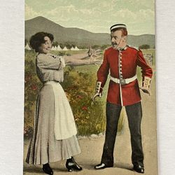 Volunteer Manoeuvres-A Call To Arms Valentine’s Series Unposted Postcard 