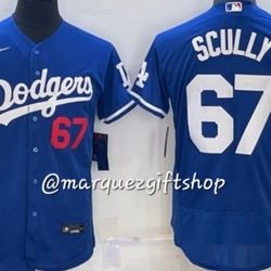 Men's Vin Scully Dodgers Jerseys 