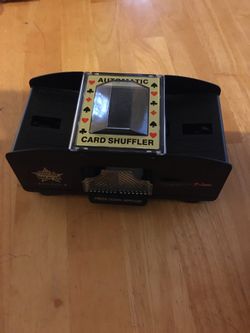 Automatic card shuffler!