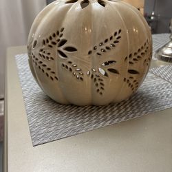 Pumpkin Candle Holder Decor