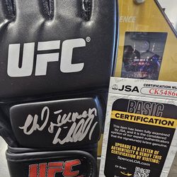 Chuck "the Iceman" Liddell SIGNED (JSA COA) UFC Glove autographed MMA