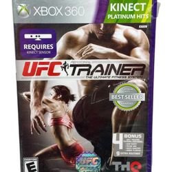 UFC Personal Trainer: The Ultimate Fitness System (Microsoft Xbox 360, 2011) 