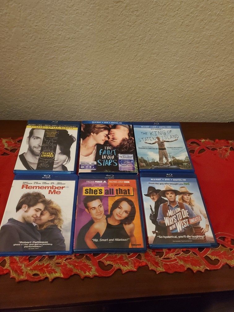 30 Blu -Ray Movies Collection