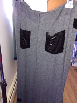 Skirt with slit it gets body shape when you wear that