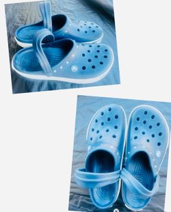Blue Crocs