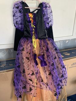 Girl Witch Costume (Size 5t-6t)