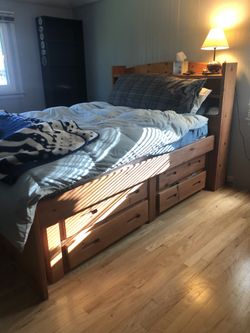 Wooden bedroom set