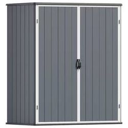 ❤️‍🔥 5ft.W x 3 ft.D Outdoor Resin Plastic Storage Shed, Grey(12 sq. ft.)$190
