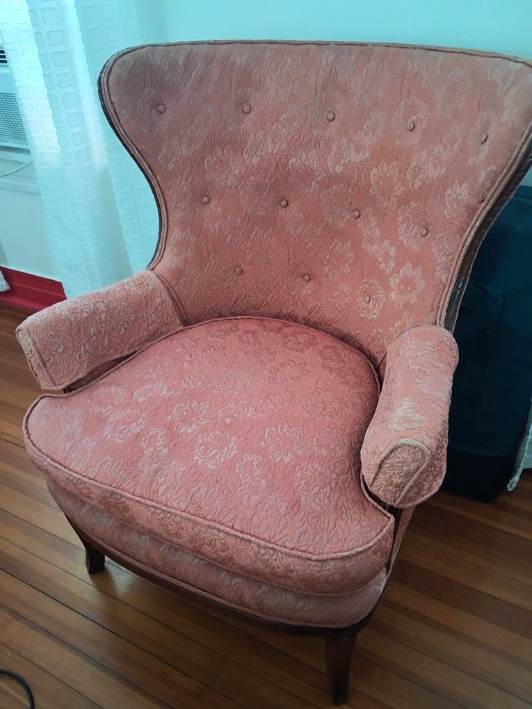 Mohagony Brown French Antique Chair