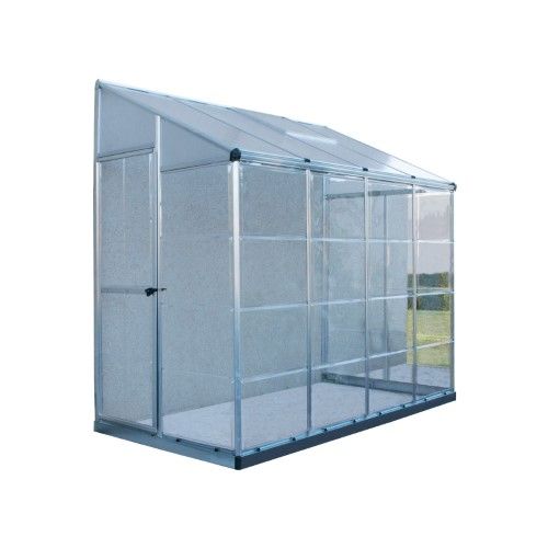 Palram - Canopia Hg5548 Hybrid Lean-to Greenhouse - 4 X 8 Ft. - All