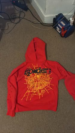 red sp5der hoodie