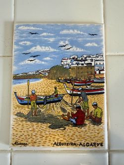 Painted Ceramic Tile