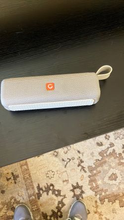 Grey Bluetooth speaker