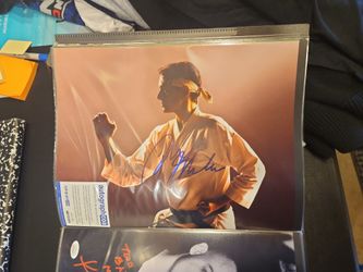 Ralph Macchio Signed 11x14 Picture ACOA Certified Karate Kid