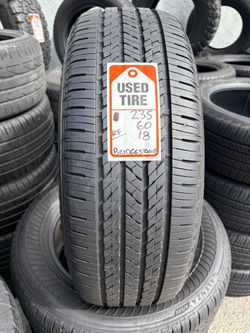 235-60-18 Bridgestone Alenza Runflat Full Semi New Tire Set W/90% Life For $260 Free Mounting and Balancing