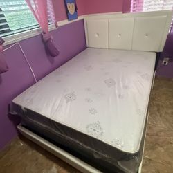 Full  Size Bed Frame New In The Box With Mattress All New Furniture Free Delivery Free Installation 