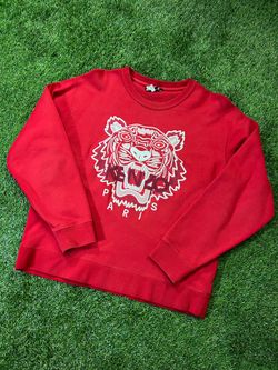 Kenzo Paris Tiger Embroidered Crewneck