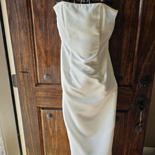Jessica McClintock Timeless Satin Gown Size 4