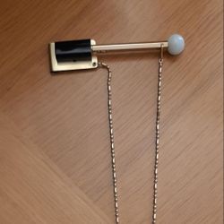 Vintage Pocket Pencil. black & White Bakelite