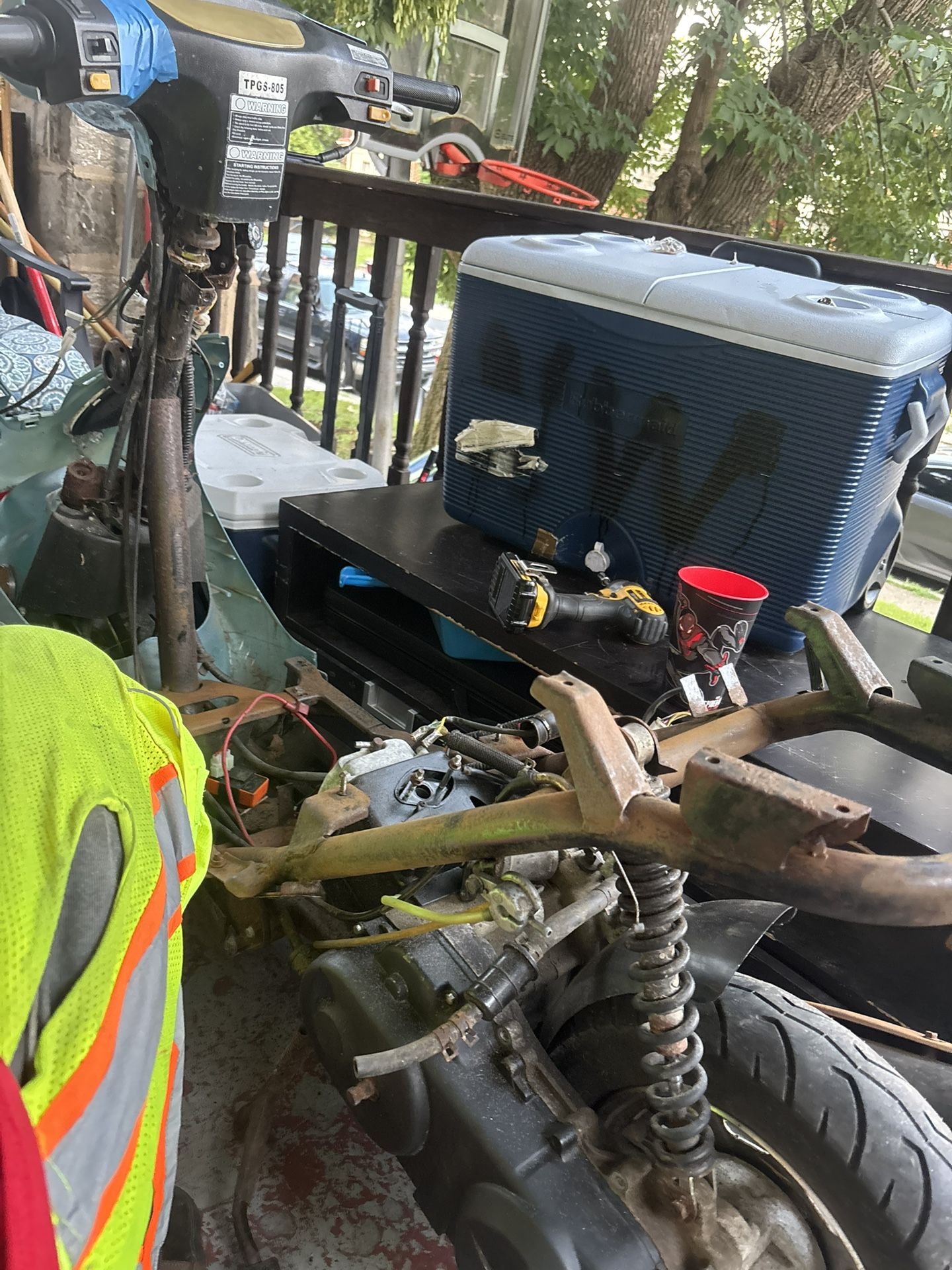 Moped In Parts With Some Up Dates 