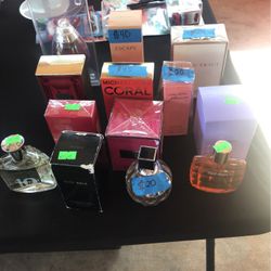 Several Ladies Perfumes 