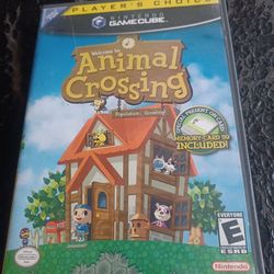 NINTENDO GAMECUBE ANIMAL CROSSING GAME COMPLETE IN BOX WITH BOOKLET $120 FINAL PRICE READ DESCRIPTION AND SEE ALL PICTURES