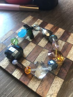 Mixed crystal bracelet